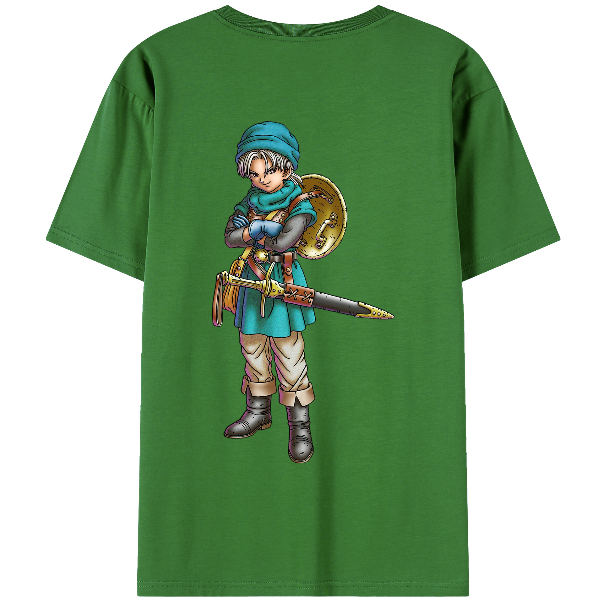 （画像用） ドラゴンクエスト Doragon Kuesuto Dragon Quest レディース半袖Tシャツ(バックプリント)